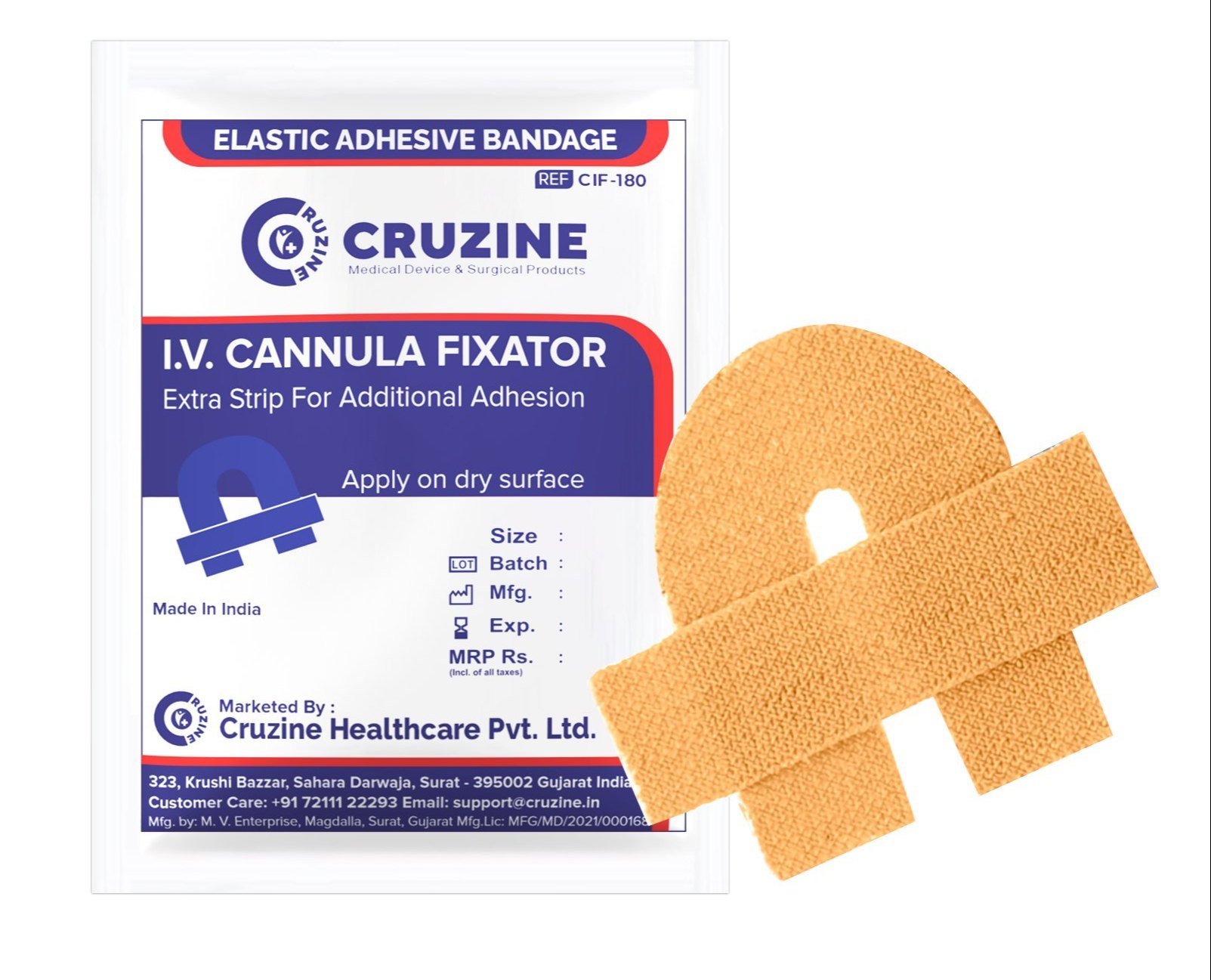 Surgical Dressings (Cannula fixator)